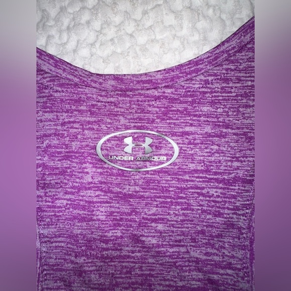 UNDER ARMOUR WORKOUT TANK TOP IN PURPLE - BUNDLE AND SAVE - Picture 4 of 7